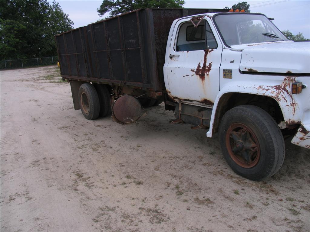 damaged truck